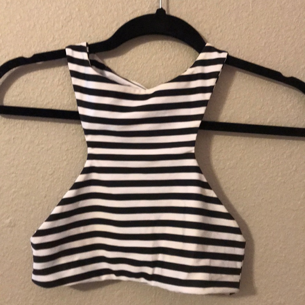 Mikoh striped swim top